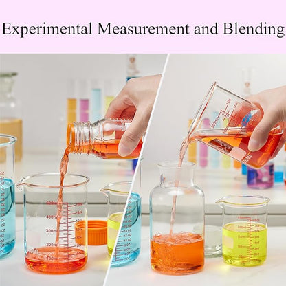 3 Piece High Borosilicate Glasss Liquid Measuring Cups, Includes 150ml(5OZ),250ml(8OZ),and 500ml(16OZ), Dishwasher, Freezer, Microwave, and Preheated Oven Safe, Essential Kitchen Tools - Image 5