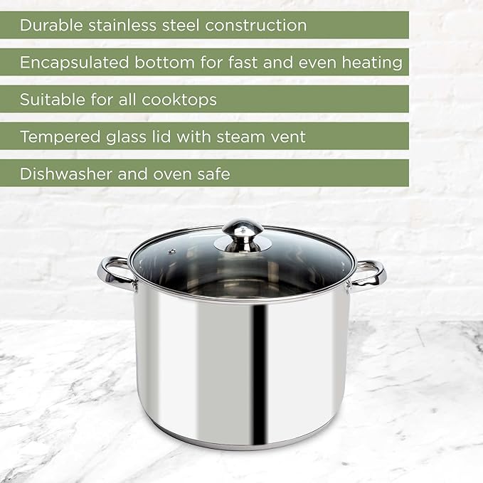 Ecolution Stainless Steel, 8-Quart (Pack of 2) - Image 2