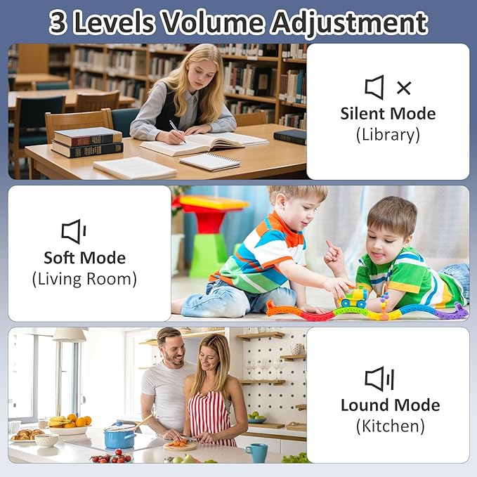 Rechargeable Pomodoro Timer, Magnetic Kitchen Timer for Cooking, 8-Angle Auto-Rotating Screen with Gravity Sensor, 3/5/10/25/30/60min & Custom Countdown for ADHD, Office, Study, Kitchen & Kids