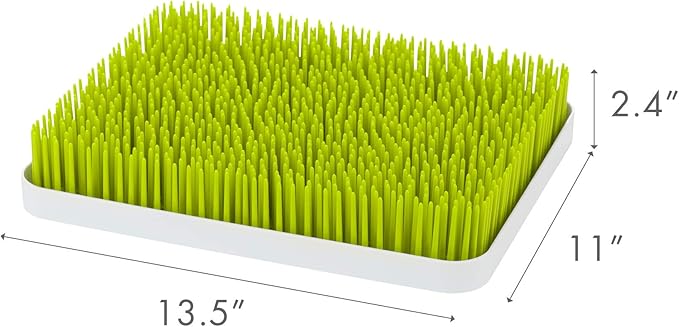 Boon Lawn Countertop Baby Bottle Drying Rack with Antimicrobial Tray - Spring Green - Bottle Rack and Organizer - Baby Feeding Essentials - 13.5 x 11 x 2.5 - 1 Count - Image 8