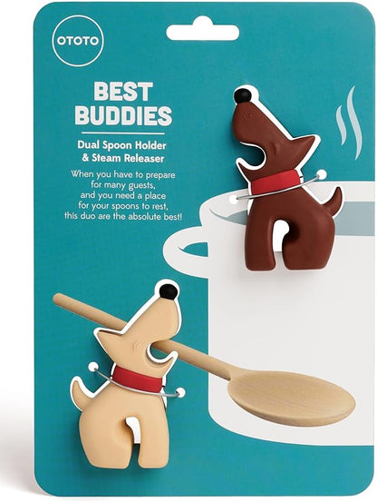 Funny Spoon Holder by OTOTO - Spoon Rest for Stove Top - Cooking Gadgets, Cooking Gifts, Cool Kitchen Gadgets, Cool Gifts, Cute Kitchen Accessories by OTOTO