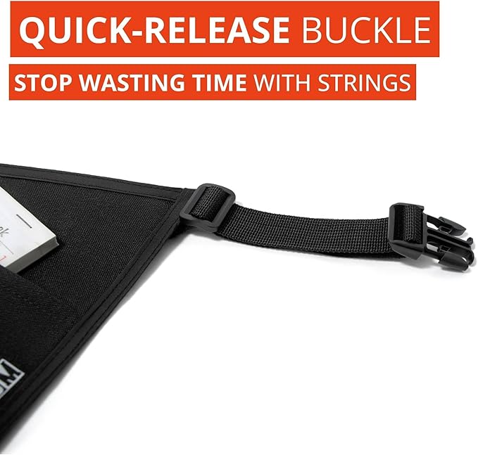 Waterproof Server Apron with Buckle - Stainproof Waist Apron for Waiters and Waitresses - Image 3