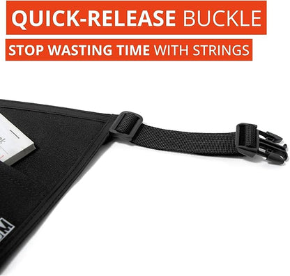 Waterproof Server Apron with Buckle - Stainproof Waist Apron for Waiters and Waitresses - Image 3