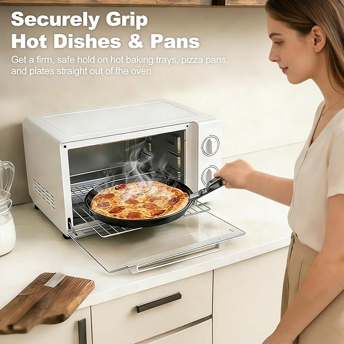 2Pcs Hot Plate Grippers, Anti Scald Plate Gripper, Hot Plate Grabber Tool for Oven, Microwave, Air Fryer, Steamer, Pots & Bowls, Pizza Pan - Image 6