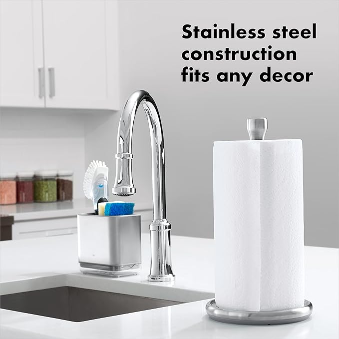 OXO Good Grips Steady Paper Towel Holder Countertop,(Pack of 4) - Image 3