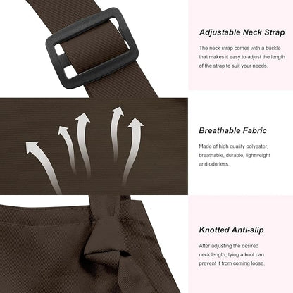 15 Pcs Adult Aprons Bulk with Pockets Adjustable Bib Chef Apron for Women Men Painting Cooking Crafting (S/L) - Image 3