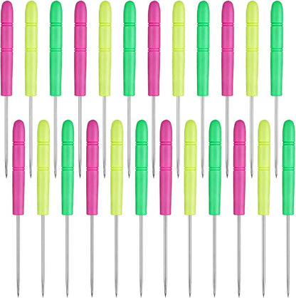 TIESOME 24Pcs Sugar Stir Needle Scriber Needle Biscuit Icing Pin DIY Baking Pin Stainless Steel Pin Cake Decorating Needle Tool
