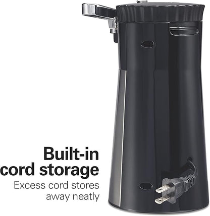 Hamilton Beach OpenStation Electric Automatic Can Opener for Kitchen with Multi Tool and Bottle and Jar Opening Tools, Auto Shutoff, Cord Storage, and Sure Cut Technology, Stainless Steel (76382) - Image 7