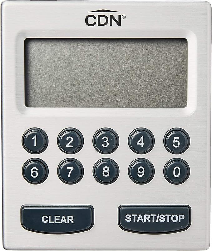 CDN Direct Entry 2- Alarm Digital Kitchen Timer | Counts Up & Down, 10 Hours by Hours, Minutes & Seconds, Big Digit, Loud & Long Audio/Vibrate Alarm, Stand, Hang, Magnet Mounting - TM30 - Image 9