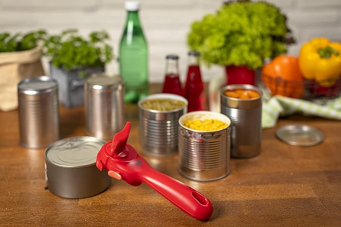 Kuhn Rikon Auto Safety LidLifter/Can Opener with Ring Pull, 8 x 2.5 x 2.75 inches, Black - Image 5