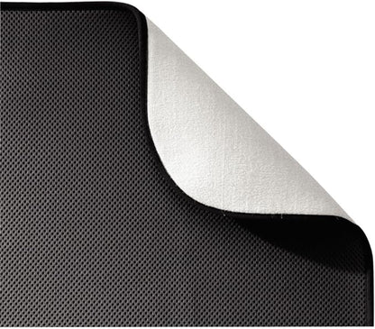 iDesign iDry Fabric Mini Kitchen Countertop Absorbent Dish Drying Mat , 18" x 9" - Black - Image 4