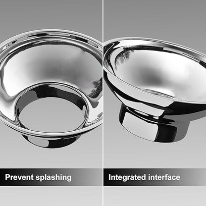 Serinar 5.7 Inch X 2.78 Inch Mouth Metal Canning Funnel for Wide Mouth Mason Jars - Stainless Steel Wide Mouth Funnel for Kitchen Filling（Wide-Mouth Funnel Without Filter） - Image 4