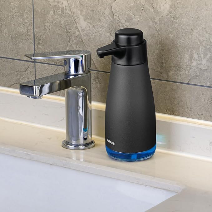 AIKE 15fl.oz Liquid Soap Dispenser for Dish and Hand Soap Matte Black - Image 6