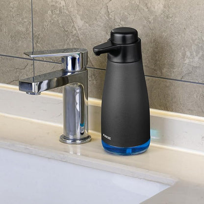 AIKE 15fl.oz Liquid Soap Dispenser for Dish and Hand Soap Matte Black - Image 6