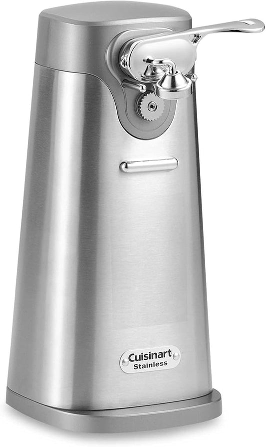 Cuisinart SCO-60 Deluxe Electric Can Opener, Quality-Engineered Motor System Allows you to Open Any Size Can, Stainless Steel by conair