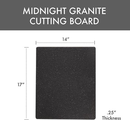 Dexas Superboard Reversible Pastry Board, 14 x 17 Inches, Midnight Granite Color - Dishwasher Safe, Plastic, Ideal for Baking and Food Prep - Image 3