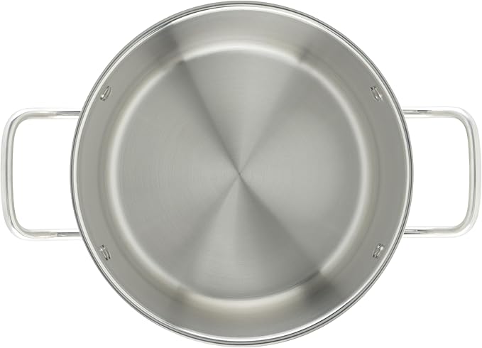 Winco Heavy-Duty Stainless Steel Stock Pot with Cover, 8 Quart - Image 5