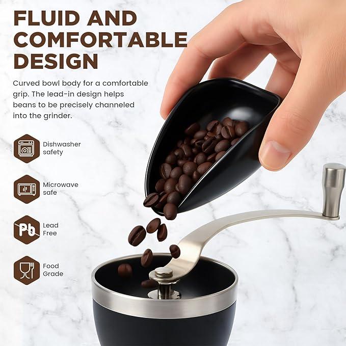 Ceramic Coffee Bean Dosing Cup + Sprayer Gift Set, Spoon Rest, Mini Coffee Spoon Holder for Tea Spoons Stirrers, Coffee Station Decor, Espresso Coffee Bar Accessories & Essentials(Not Include Spoon) - Image 7