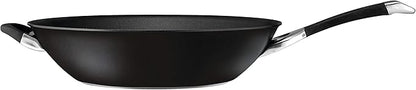 Circulon Symmetry Hard Anodized Nonstick Stir Fry / Wok Pan with Helper Handle - 14 Inch, Black - Image 2