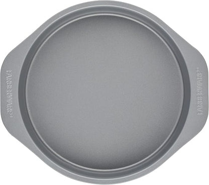 Farberware Golden Bake Bakeware Nonstick Round Cake Pan Set, 2-Piece, Gray