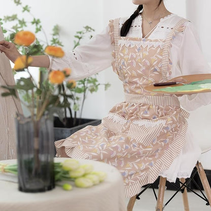 Funny Aprons for Women with Pockets, Kitchen Cooking Grilling Bbq Cute Chef Apron, Mothers Day Birthday Gifts for Women - Image 6