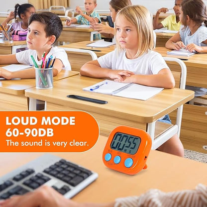 12 Pack Multi-Function Electronic Timer, Learning Management, Suitable for Kitchen, Study, Work, Exercise Training, Outdoor Activities(not Including Battery) - Image 5