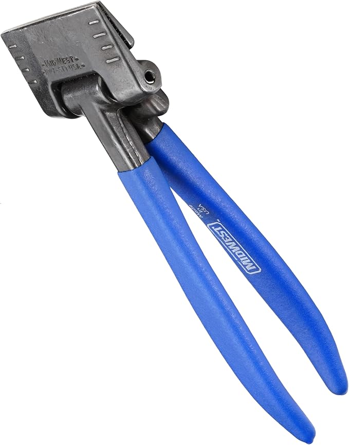 MIDWEST Seamer Tong - 3 Inch Straight Sheet Metal Bender, Made in the USA - MWT-ST1 by MidwestSnips