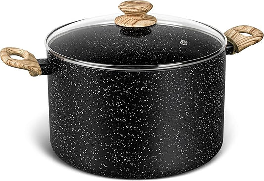 MICHELANGELO Stock Pot with Lid, 10 Quart Large Pot for Cooking, Nonstick Cooking Pot with Healthy Coating, Non Stick Soup Pots Induction Compatible by Michelangelo