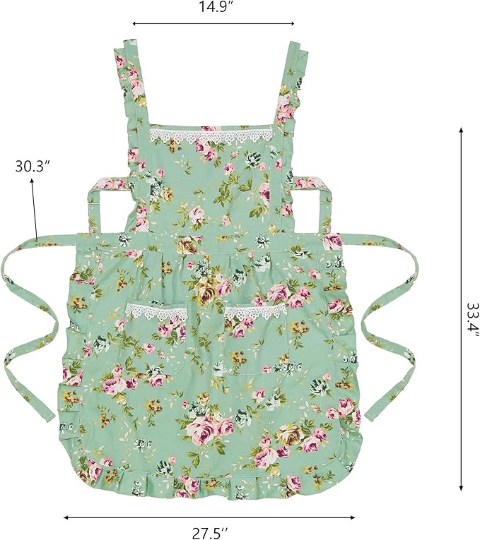 Funny Aprons for Women with Pockets, Kitchen Cooking Grilling Bbq Cute Chef Apron, Mothers Day Birthday Gifts for Women - Image 6