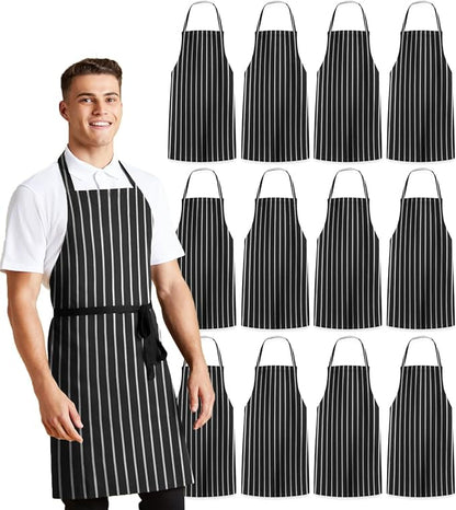 Avalon Kitchen Aprons for Men - 100% Polyester Chef Apron Women with Extra Long Ties - Cooking Aprons for Women & Mens Apron by Avalon+Kitchen