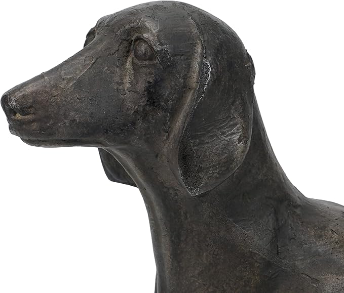 Vintage Dachshund Dog Paper Towel Holder Black Wiener Dog Tissue Towel Display Stand Freestanding Animal Toilet Paper Holder for Kitchen Countertop Home Decor