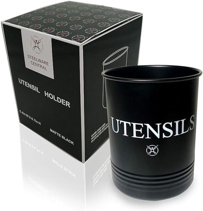 Utensil Holder Large Crocks Kitchen (black) - Image 7