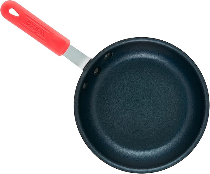 Winco Commercial-Grade Aluminium Fry Pan/Skillet, Non-Stick Finish with Cool Touch Handle, 8" - Image 7