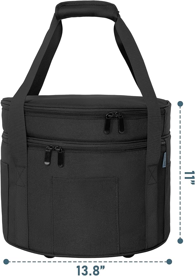 Dutch Oven Bag for 8 Inch Dutch Oven, 2-Layer Oven Travel Bag