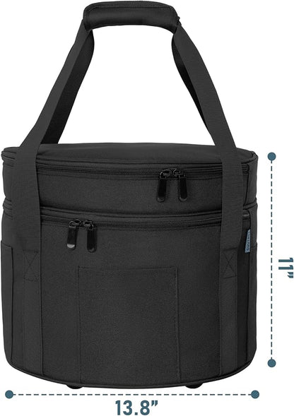 Dutch Oven Bag for 8 Inch Dutch Oven, 2-Layer Oven Travel Bag