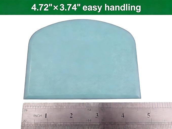 5-Pack Dough Scraper Bowl Food-safe Plastic Dough Cutter Flexible Bench Multipurpose Food Scrappers for Bread Dough Cake Fondant Icing - Image 6