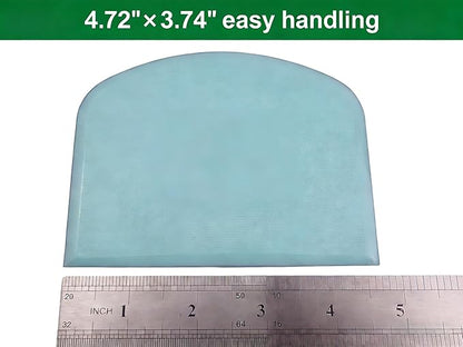 5-Pack Dough Scraper Bowl Food-safe Plastic Dough Cutter Flexible Bench Multipurpose Food Scrappers for Bread Dough Cake Fondant Icing - Image 6