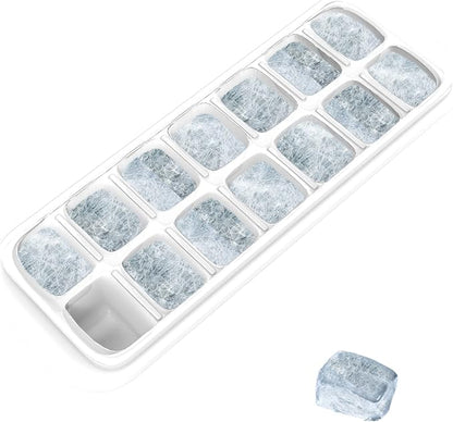 Chef Buddy Set of 2 Ice Cube Trays with Lids (Pack of 2)