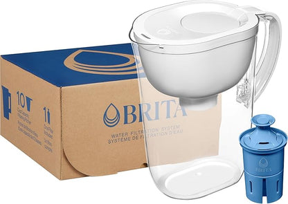 Brita Water Pitcher, Everyday Elite Filter, Removes 99% of Lead, Includes 1 Filter, 10-Cup Capacity, White - Image 13