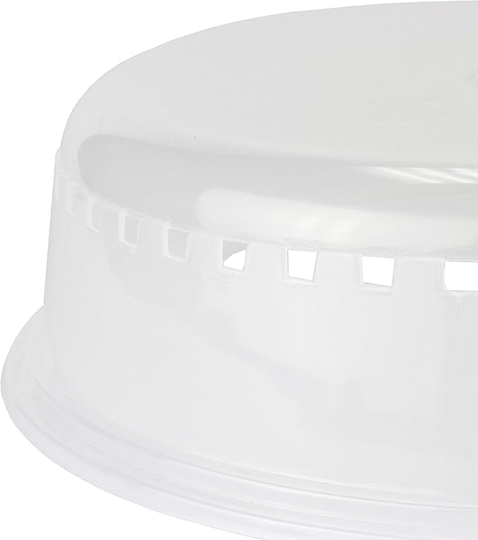 Chef Craft Classic Microwave Cover, 10 inches in diameter, Clear - Image 2