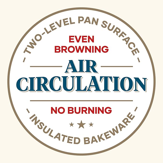 Farberware Golden Bake Bakeware Nonstick Round Cake Pan Set, 2-Piece, Gray