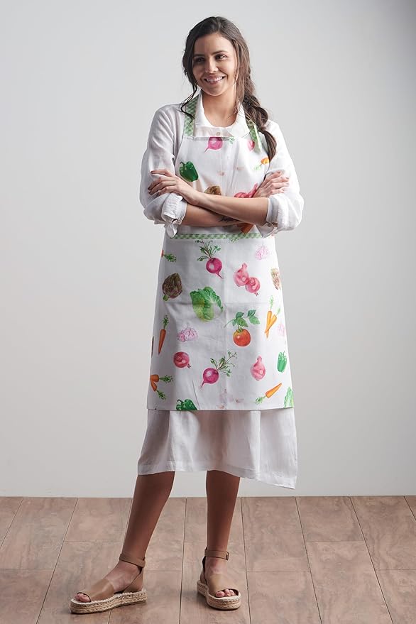 Maison d' Hermine 100% Cotton Apron for women with Pocket Kitchen Chef Apron for Men Cooking Mothers Day Gifts - Image 7