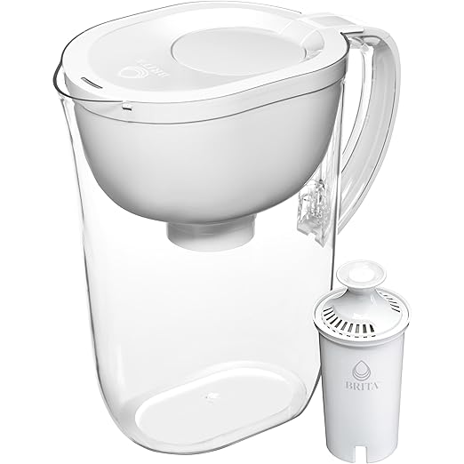 Brita Large Water Filter Pitcher for Tap and Drinking Water with SmartLight Change Indicator, Includes 1 Standard Filter, BPA-Free, Lasts 2 Months, 10-Cup Capacity, Bright White - Image 12