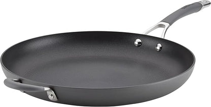 Circulon - 83906 Circulon Radiance Hard Anodized Nonstick Frying Pan / Fry Pan / Hard Anodized Skillet with Helper Handle - 14 Inch, Gray by Circulon