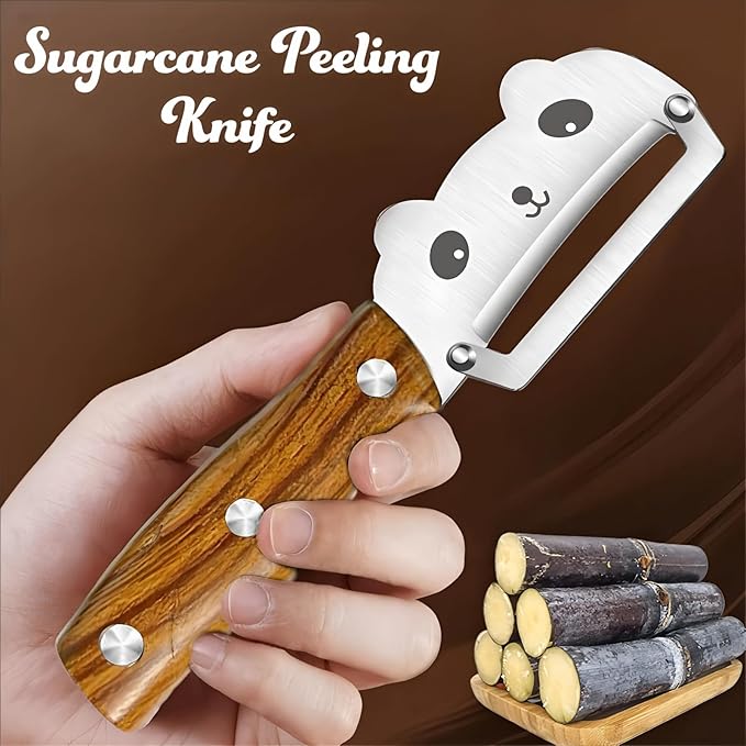 Vegetable Peeler Sharp Stainless Steel Blades for Veggie Potato Sugarcane Pumpkin Papaya Peeling Tool - Image 4