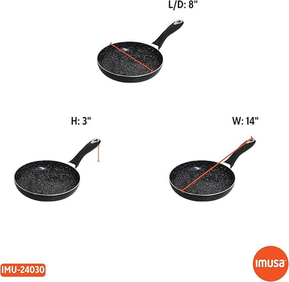 IMUSA 8” Bistro Ceramic Nonstick Fry Pan with Bakelite Handle - Image 8