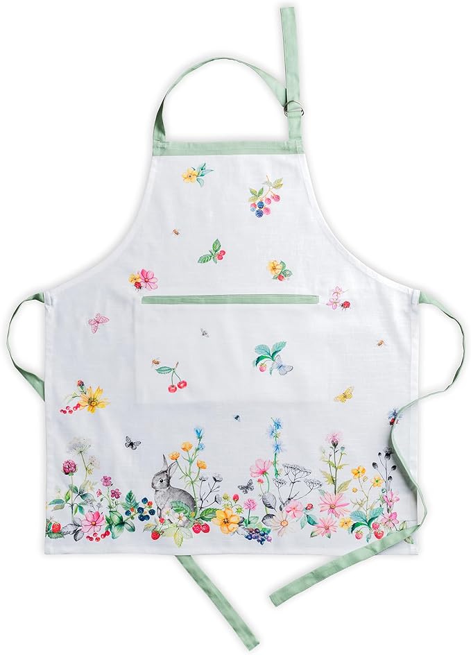 Maison d' Hermine 100% Cotton Apron for women with Pocket Kitchen Chef Apron for Men Cooking Mothers Day Gifts by MaisondHermine