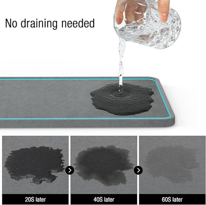 Kitchen Sink Caddy Organizer, [Stay-Dry Anywhere & No Drainage Needed] Sponge Holder for Kitchen Sink Countertop,Stainless Steel with Rust-Resistant Coating-10.24" L x 6.5" W x 5.83" H - Image 2