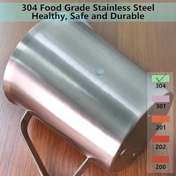 Newness Stainless Steel Measuring Cup, Metal Measuring Cup with Handle (Upgraded, 3 Marking Including Cup/ML/Ounce Scale), 16 Ounces (0.5 Liter, 2 Cup) (Pack of 2) - Image 4