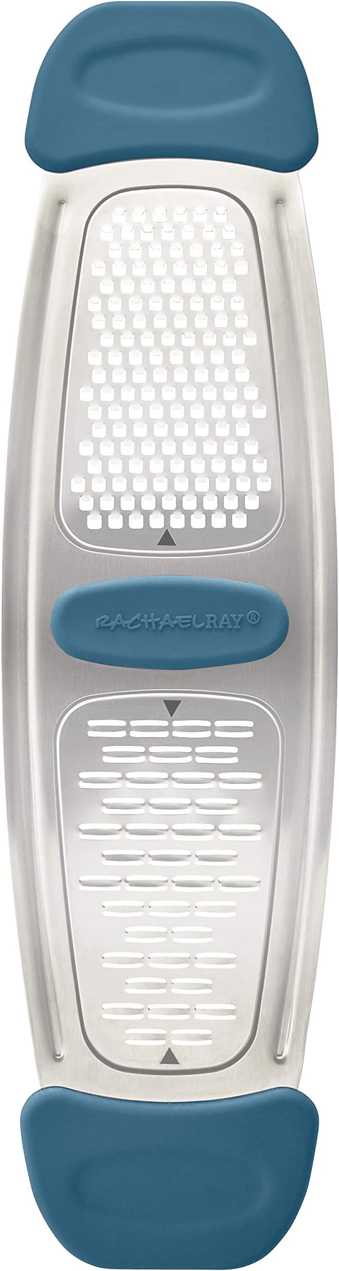 Rachael Ray Multi Stainless Steel Grater, Marine Blue, Small - Image 4
